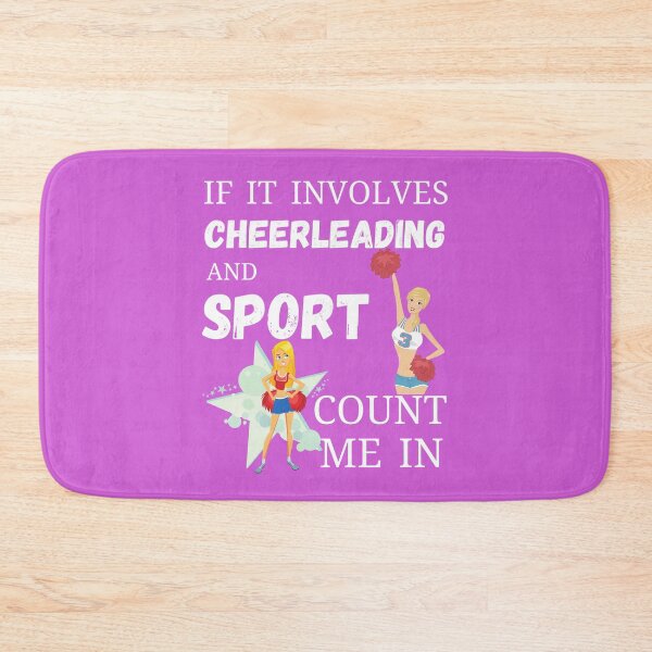 Item preview, Cheerleading sport t-shirt design designed and sold by PinkArtDesigns.