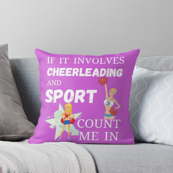Item preview, Cheerleading sport t-shirt design designed and sold by PinkArtDesigns.
