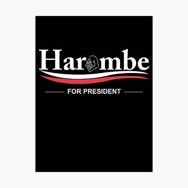 Item preview, Harambe President 2016 designed and sold by aeedesign.