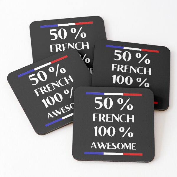 Item preview, Fifty percent French, One Hundred Percent Awesome designed and sold by DesignsofNote.