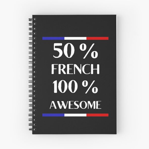 Item preview, Fifty percent French, One Hundred Percent Awesome designed and sold by DesignsofNote.