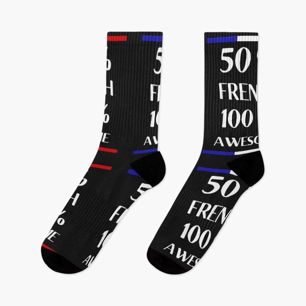 Item preview, Fifty percent French, One Hundred Percent Awesome designed and sold by DesignsofNote.