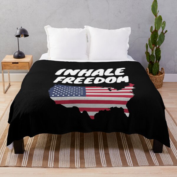 Item preview, Inhale Freedom American Patriots Patriotic Independence designed and sold by wackodesign.