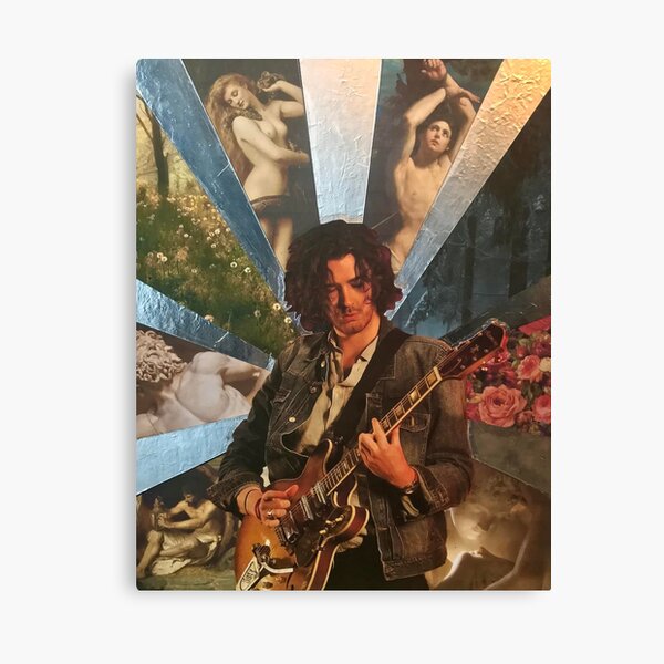 Playing Guitar Cover Canvas Print