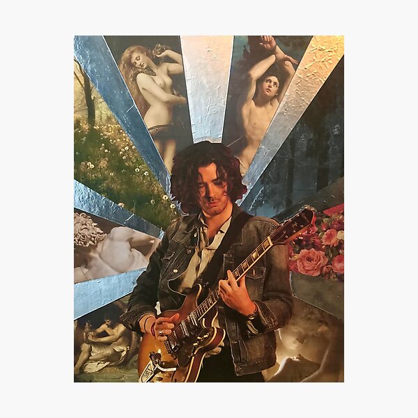 Playing Guitar Cover Photographic Print