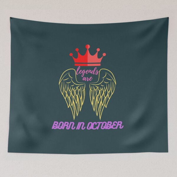 Item preview, Legends are born in October designed and sold by myteebaq.