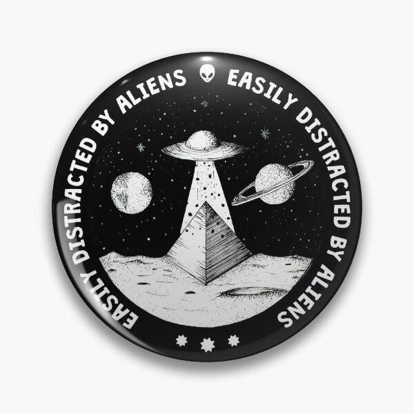Aperçu de l'œuvre Facilement distrait par les extraterrestres créée et vendue par ProArtzilla.