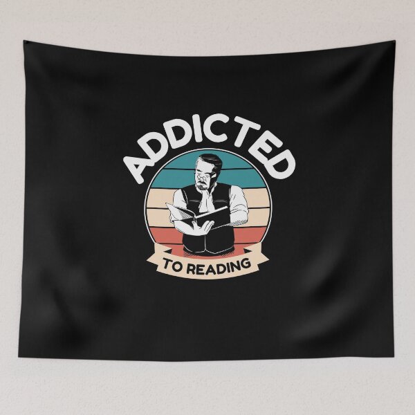 Item preview, Addicted To Reading designed and sold by AMINE  ★★★★★.