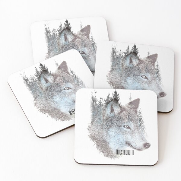 Aperçu de l'œuvre Loup fort créée et vendue par Jaqsdesign.