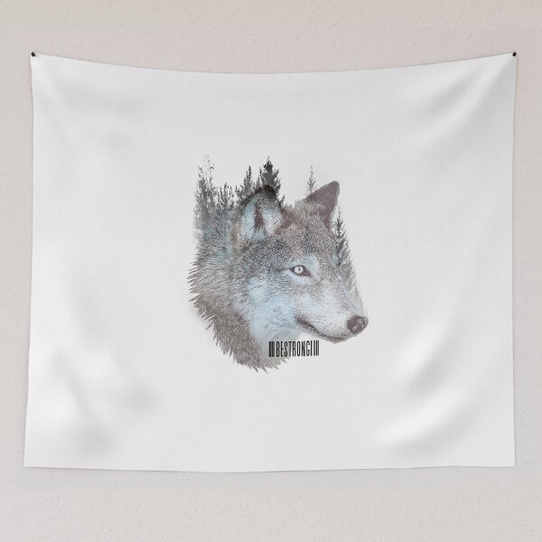 Aperçu de l'œuvre Loup fort créée et vendue par Jaqsdesign.
