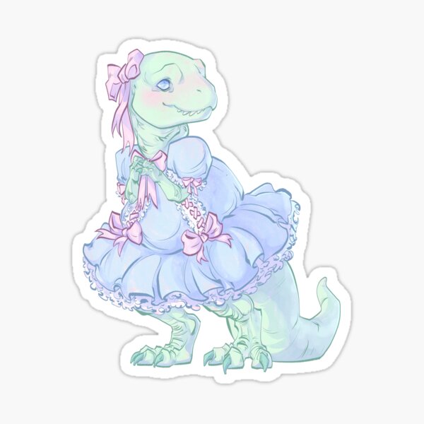 Pastel Rex Sticker