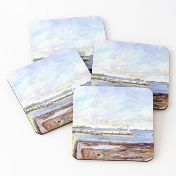 Item preview, Seahouses Harbour designed and sold by artymarshy.