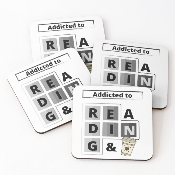 Item preview, addicted to reading and coffee designed and sold by Tulips2.