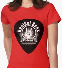 Decibel Geek Guitar Pick! Women's Fitted T-Shirt