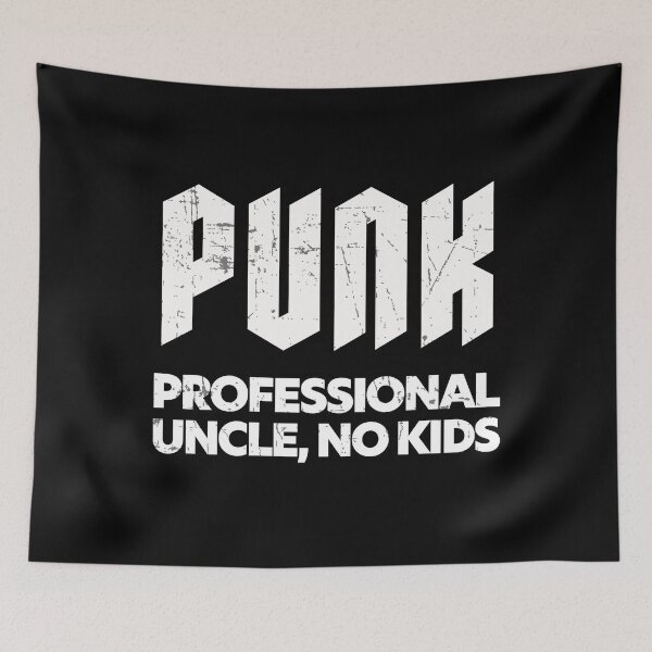 Item preview, Punk. Professional Uncle No Kids Punk Rock Design designed and sold by justjonboy.