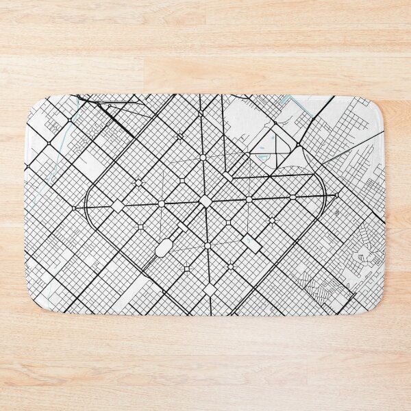 Item preview, La Plata City Map of Argentina - Circle designed and sold by deMAP.