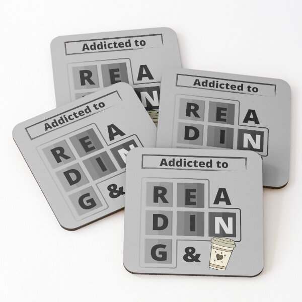 Item preview, addicted to reading and coffee designed and sold by Tulips2.