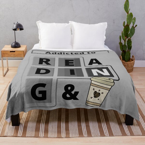 Item preview, addicted to reading and coffee designed and sold by Tulips2.