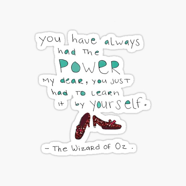 wizard of oz Sticker