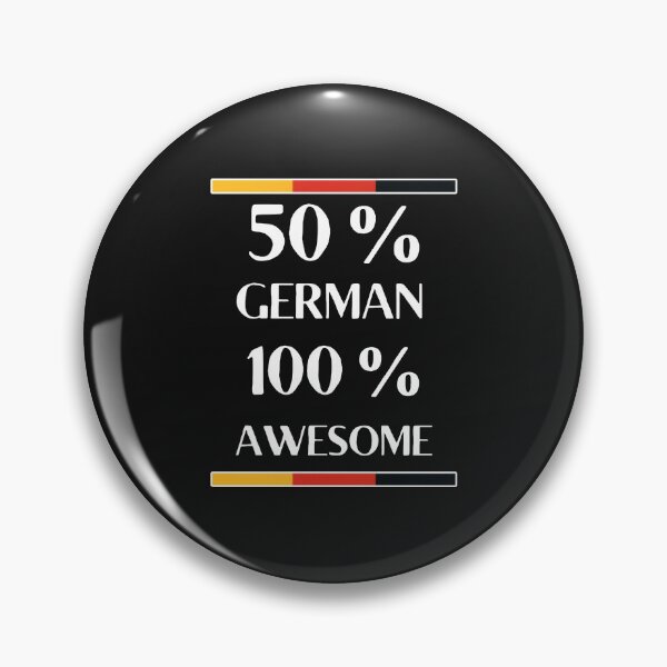 Item preview, Fifty percent German, One Hundred Percent Awesome designed and sold by DesignsofNote.