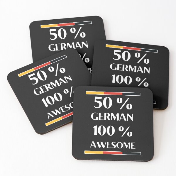 Item preview, Fifty percent German, One Hundred Percent Awesome designed and sold by DesignsofNote.