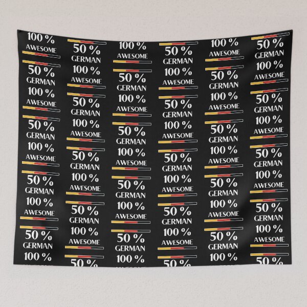 Item preview, Fifty percent German, One Hundred Percent Awesome designed and sold by DesignsofNote.