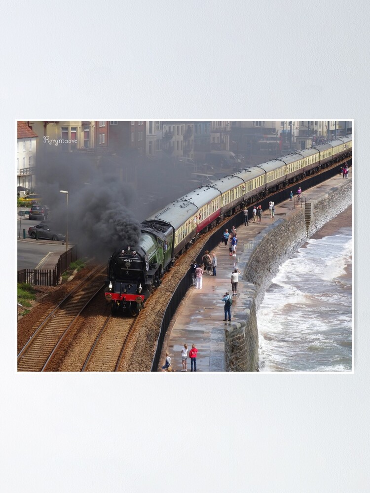 Alternate view of LNER 60163 'Tornado' at Dawlish Poster