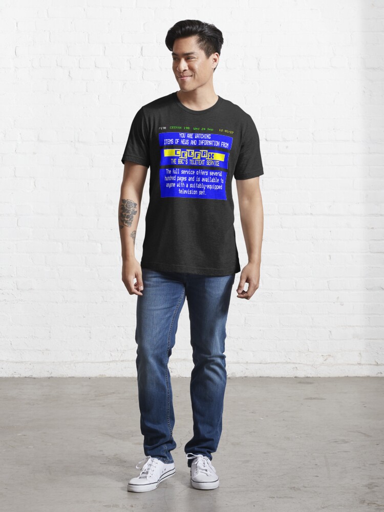 Alternate view of NDVH Pages From Ceefax Essential T-Shirt