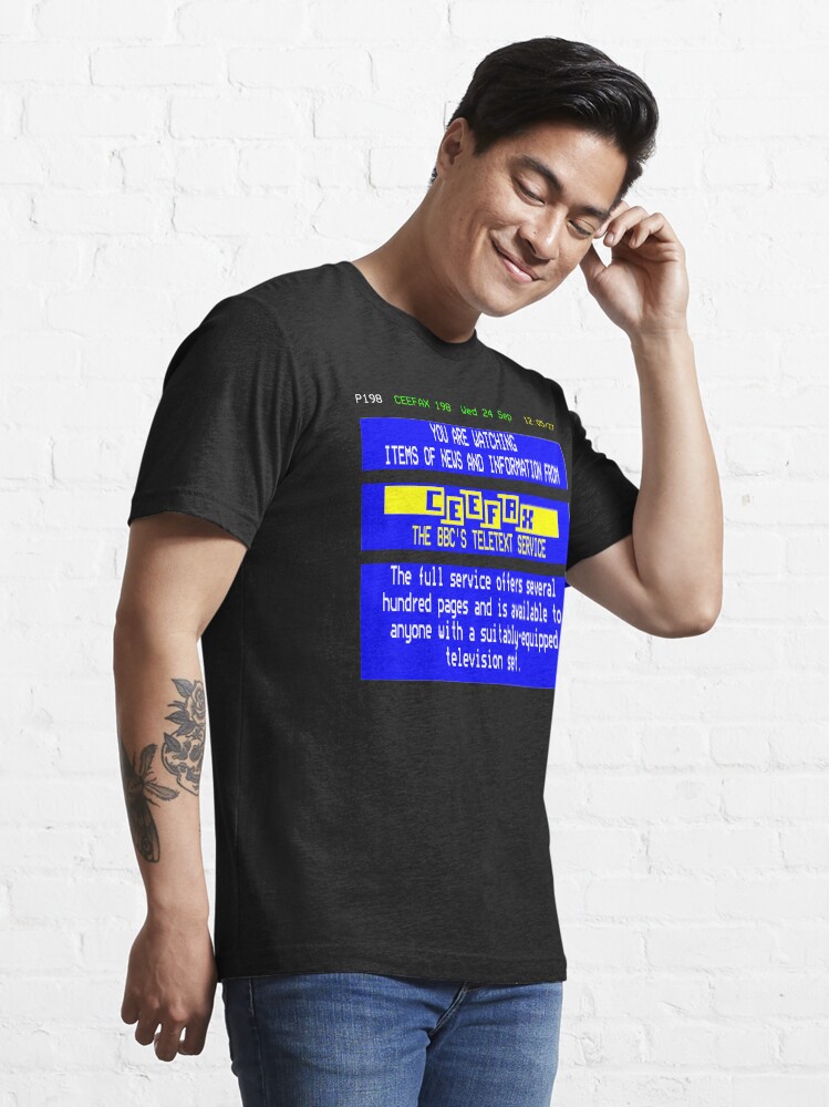 Alternate view of NDVH Pages From Ceefax Essential T-Shirt