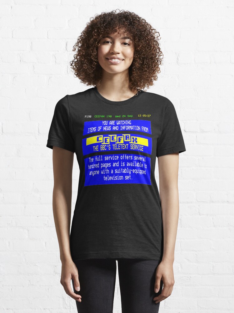 Alternate view of NDVH Pages From Ceefax Essential T-Shirt