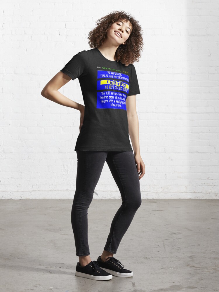 Alternate view of NDVH Pages From Ceefax Essential T-Shirt