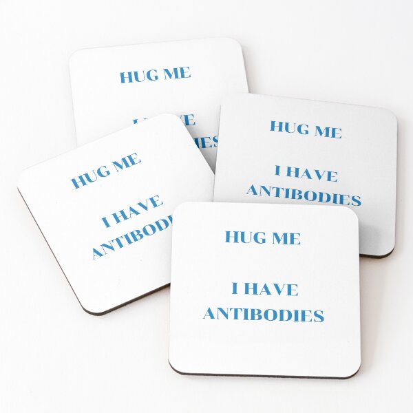 Item preview, hug me I have antibodies / covid 19/ get vaccinated/ pandemic  designed and sold by LaundrySalt.