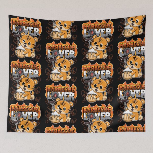 Item preview, Barbecue Lover - BBQ Tiger - Grill Animals designed and sold by anziehend.