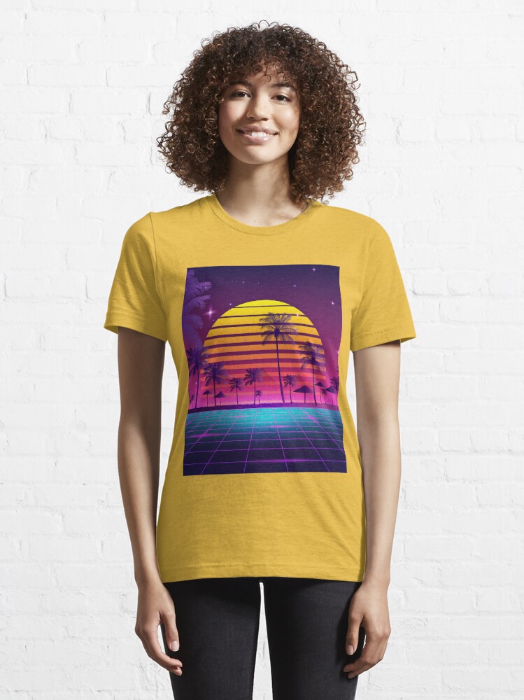 Synthwave Protogen Sunset Essential T-Shirt for Sale by samohtlion