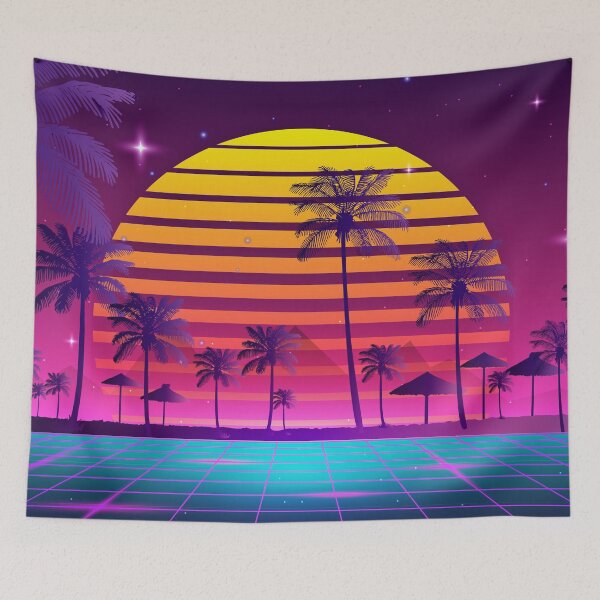 Item preview, 80s Sunset Synthwave designed and sold by MaiZephyr.