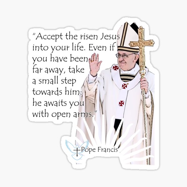 Item preview, Pope Francis Quote designed and sold by Garaga.
