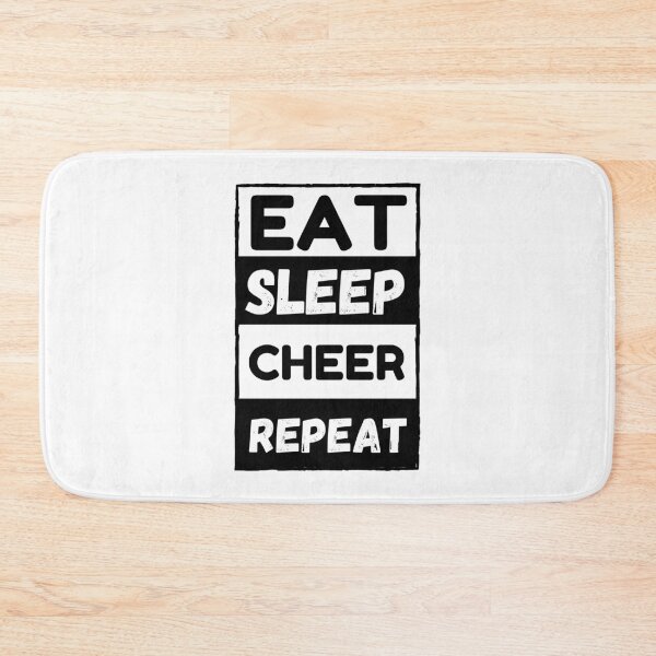 Item preview, Eat Sleep Cheer Repeat designed and sold by AMINE  ★★★★★.