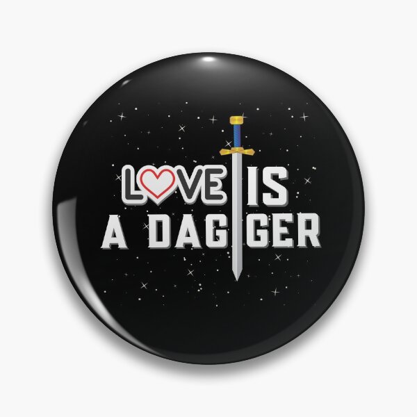 Item preview, Love Is A Dagger Shirt/Quote daggers for men & women  designed and sold by biwdrawing.