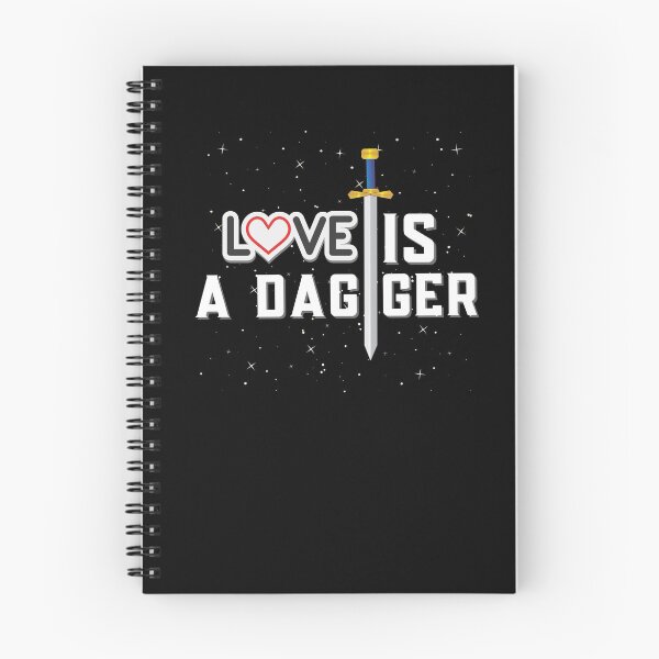 Item preview, Love Is A Dagger Shirt/Quote daggers for men & women  designed and sold by biwdrawing.