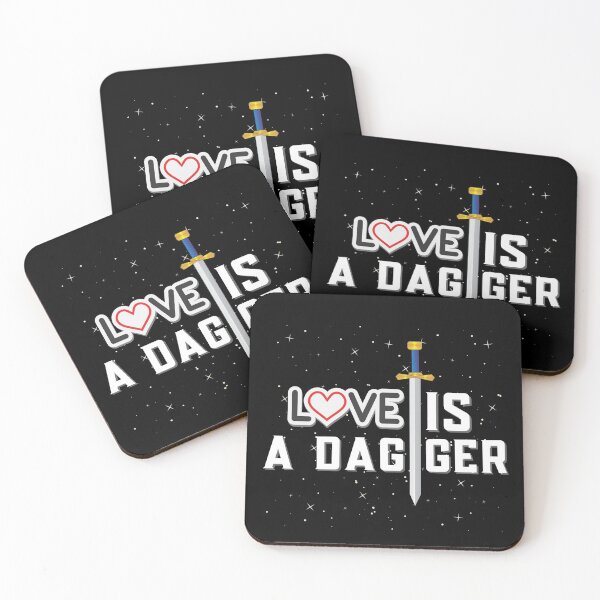 Item preview, Love Is A Dagger Shirt/Quote daggers for men & women  designed and sold by Bold Habit Co..