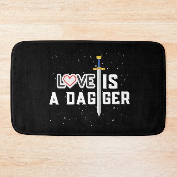 Item preview, Love Is A Dagger Shirt/Quote daggers for men & women  designed and sold by biwdrawing.