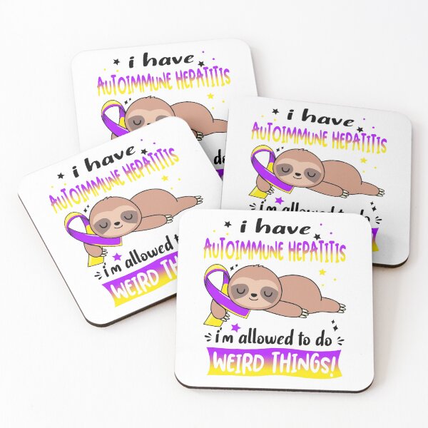 Item preview, Autoimmune Hepatitis Awareness Funny I have Autoimmune Hepatitis i'm allowed to do Weird Things! designed and sold by JanetShop809.