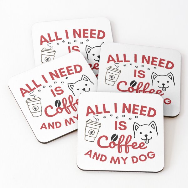 Item preview, All I Need Is Coffee And My Dog designed and sold by i-longmanshop.