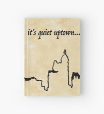 Cuaderno de tapa dura Es Quiet Uptown letra Hamilton