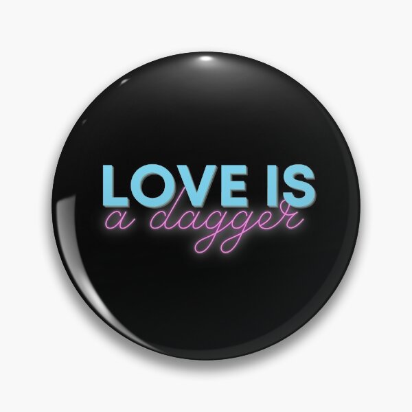 Item preview, Love Is A Dagger Shirt/Quote daggers for men & women  designed and sold by biwdrawing.