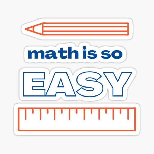 Math is Easy Wall Art – Math Teacher's Gift Idea | iPhone Wallet