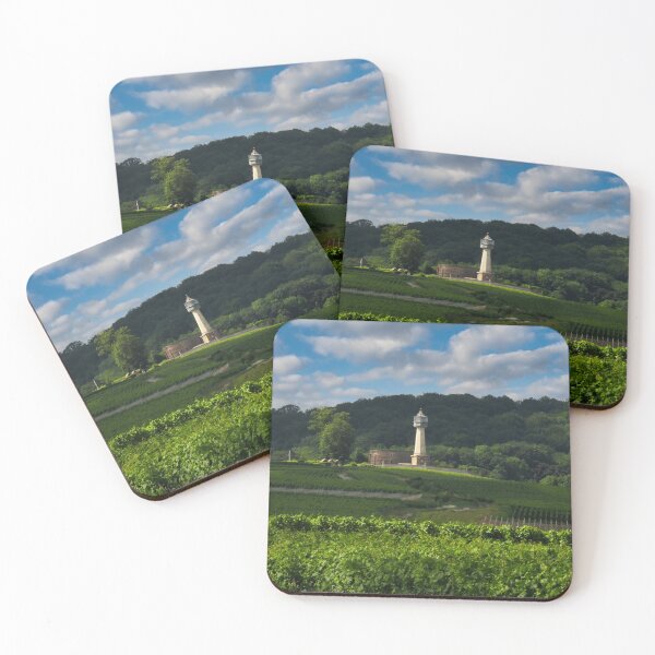 Item preview, Lighthouse surrounded by vineyards designed and sold by Ann Biddlecombe.