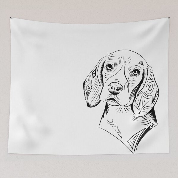Item preview, Beagle dog designed and sold by PawsoMania.