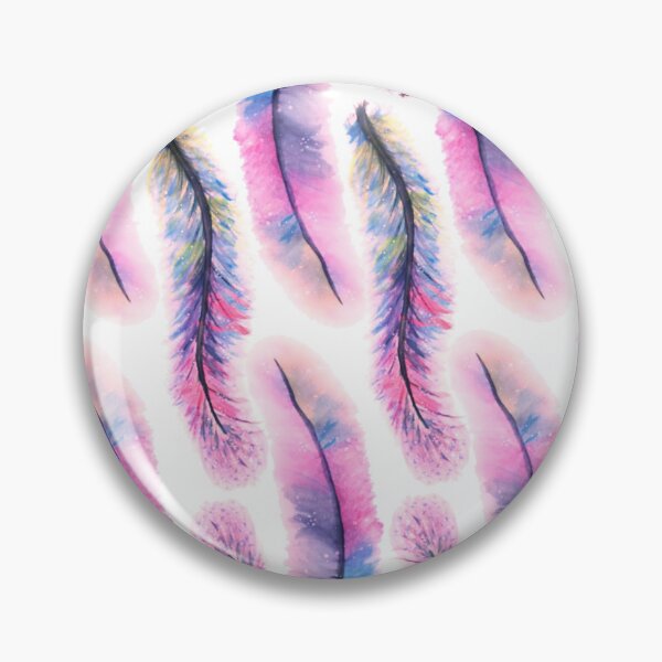 Item preview, Watercolor hand paint tribal feathers pattern designed and sold by InovArtS.