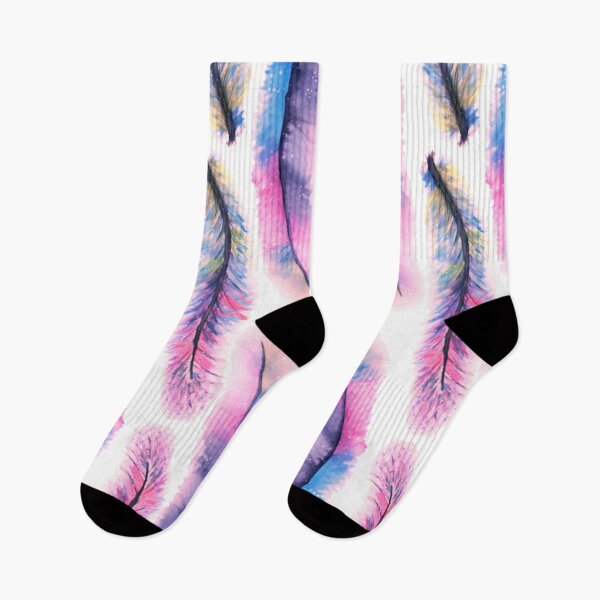 Item preview, Watercolor hand paint tribal feathers pattern designed and sold by InovArtS.
